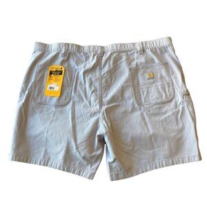 Carhartt Rugged Flex Relaxed Fit Canvas Shorts Mens 50 Seacliff BS5841 NWT